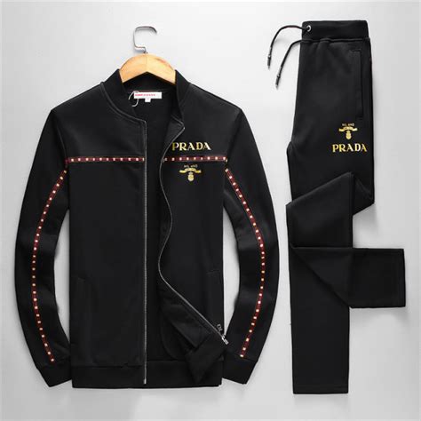 white prada jogging suit|Prada tracksuits.